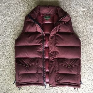 Filson Down Puffer Vest (Rare Burgundy NM)